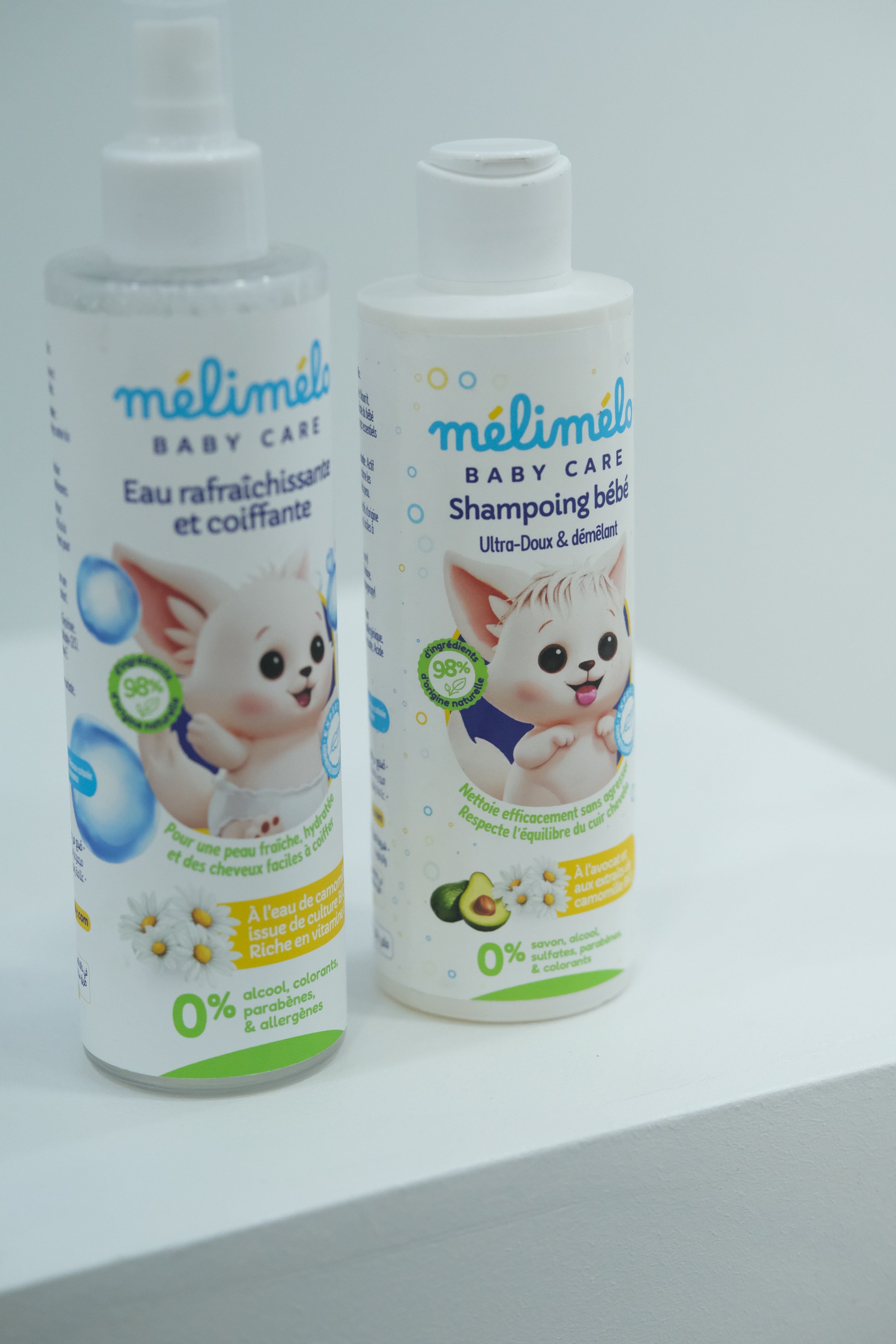 Routine Cheveux (Eau Rafraîchissante, Shampoing Ultra Doux)