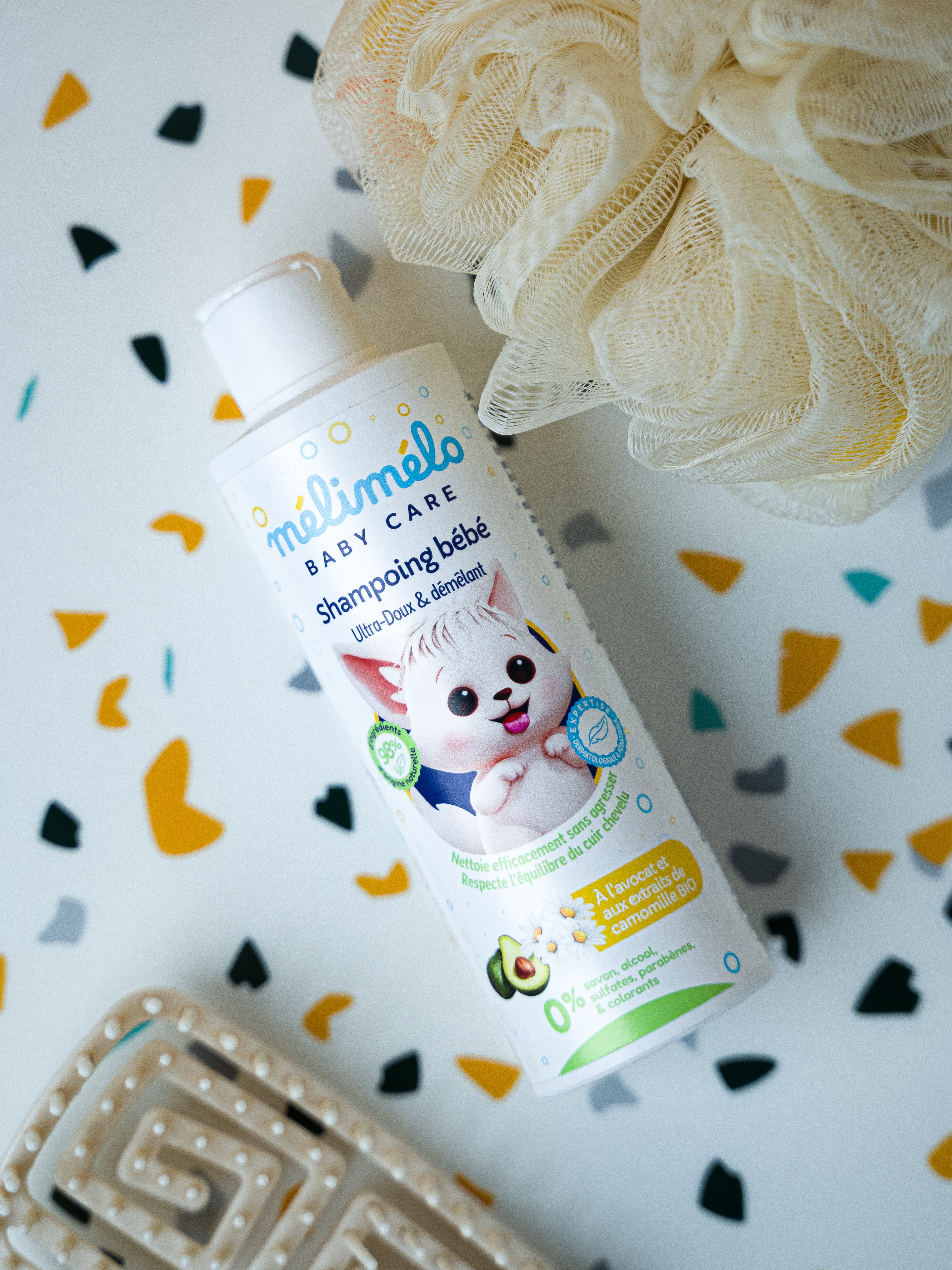 Shampooing bébé ultra-doux et démêlant