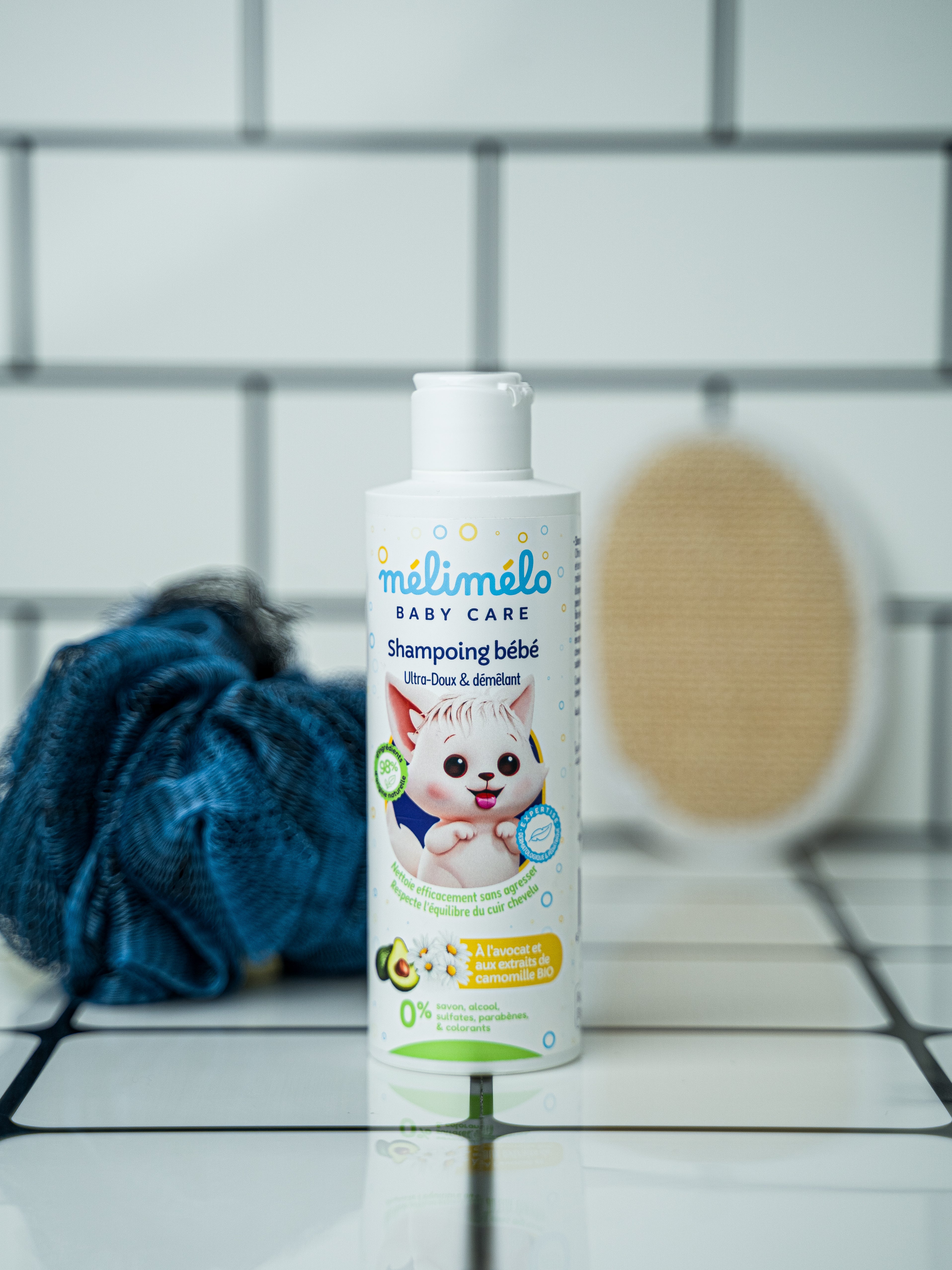Shampooing bébé ultra-doux et démêlant