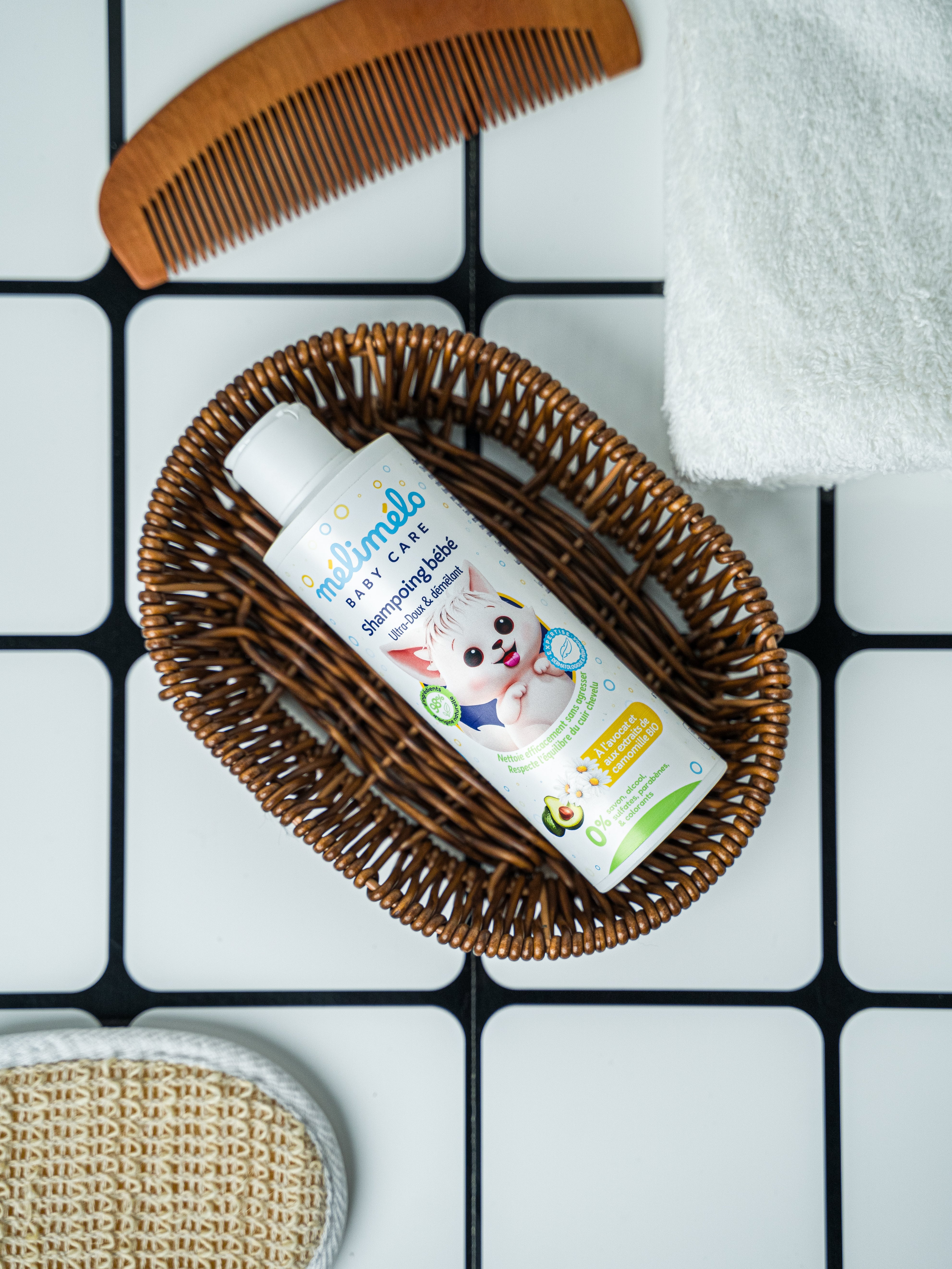 Shampooing bébé ultra-doux et démêlant