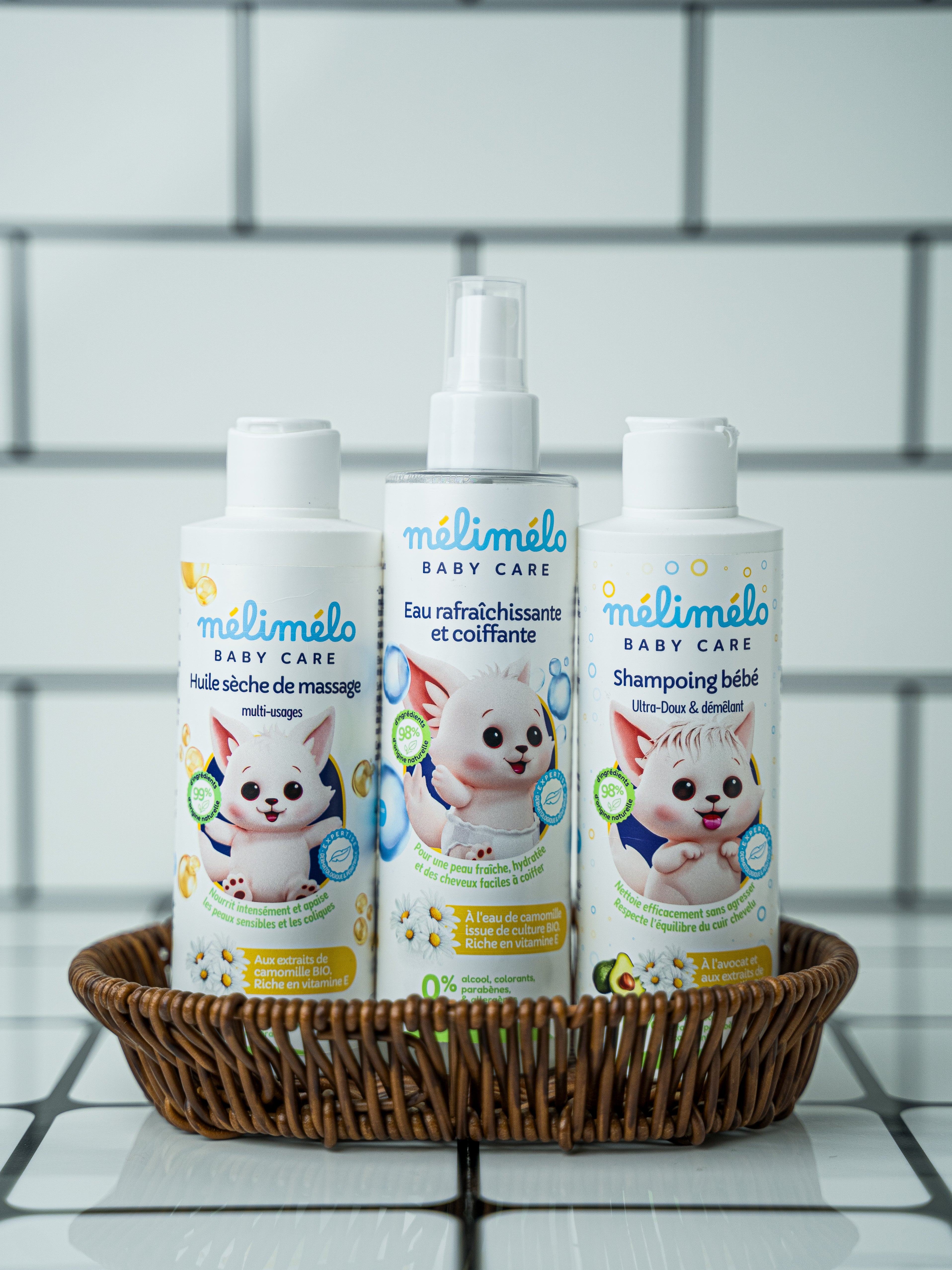 Shampooing bébé ultra-doux et démêlant