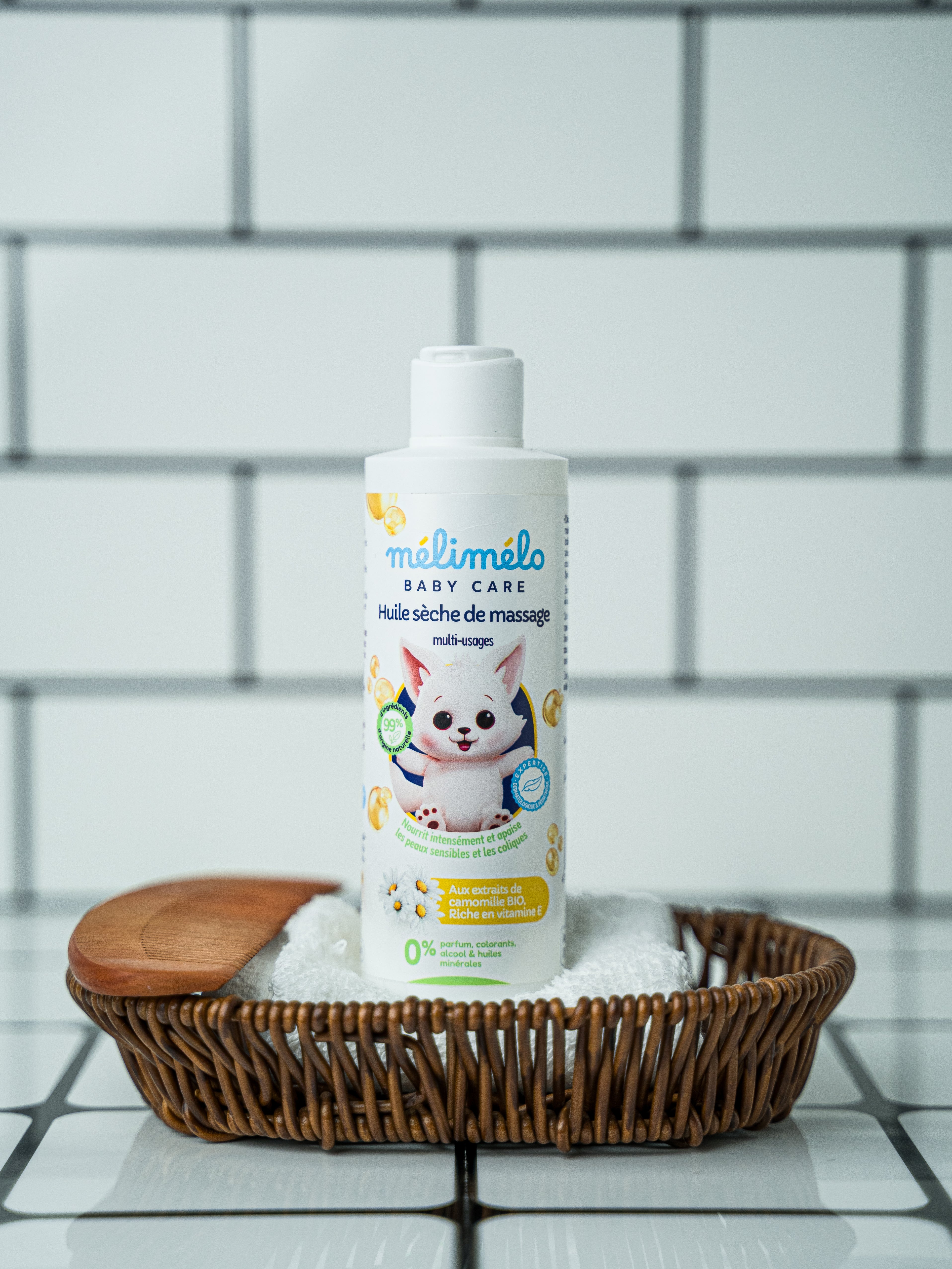 Protection Routine (Gel Lavant, Crème de change, Huile lactée nutritive multi-usages)