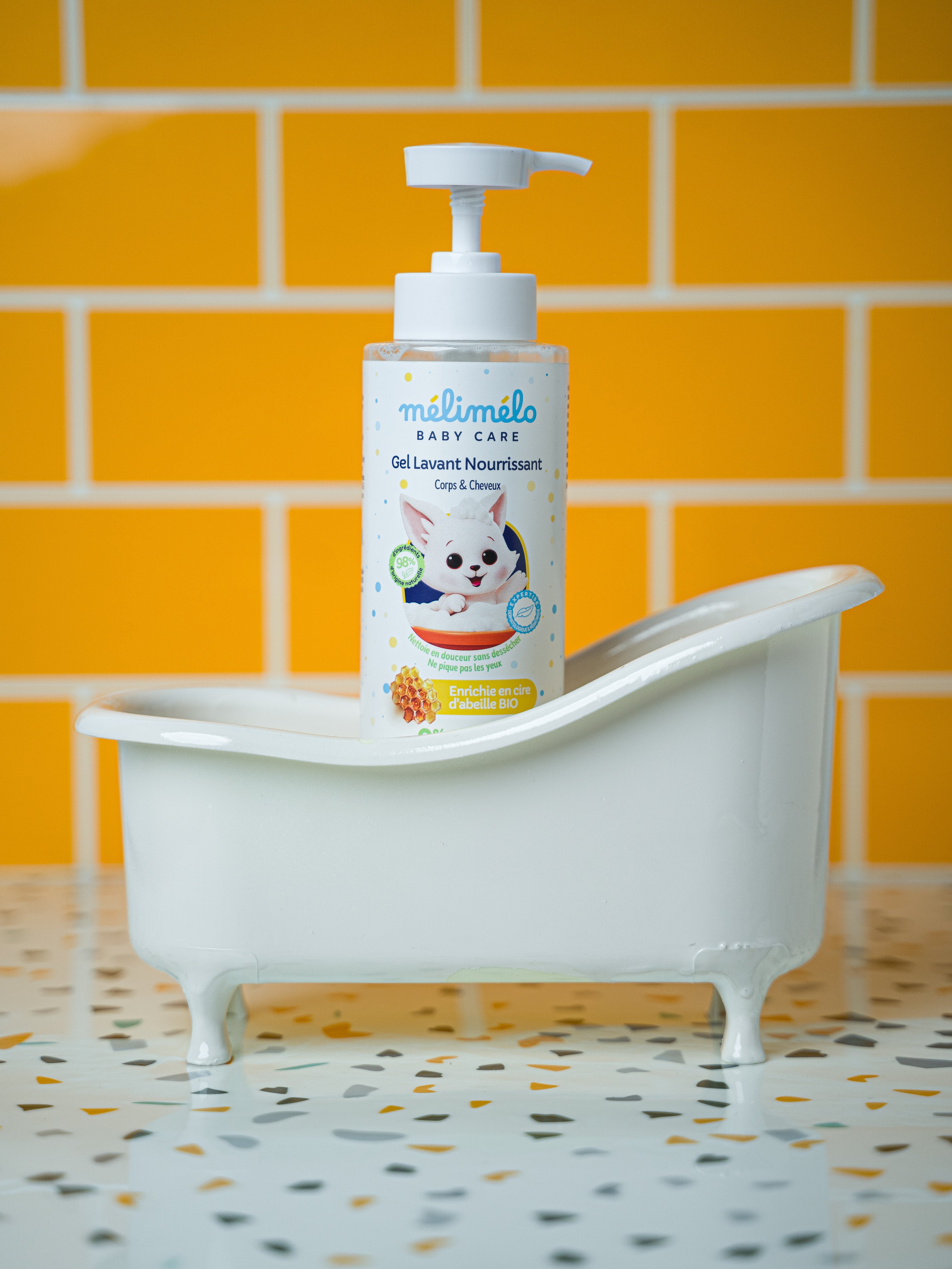 Protection Routine (Gel Lavant, Crème de change, Huile lactée nutritive multi-usages)
