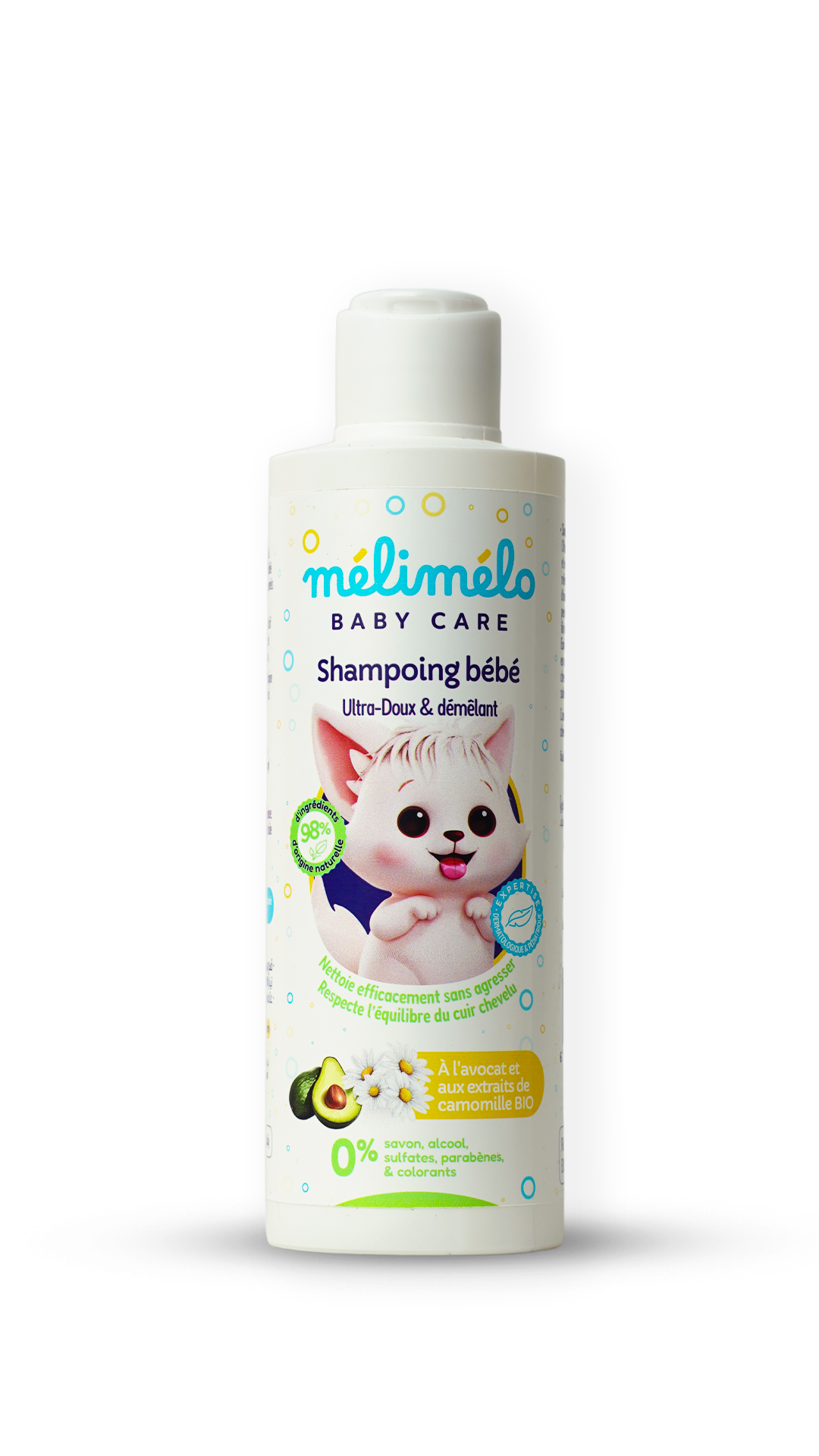 Shampooing bébé ultra-doux et démêlant